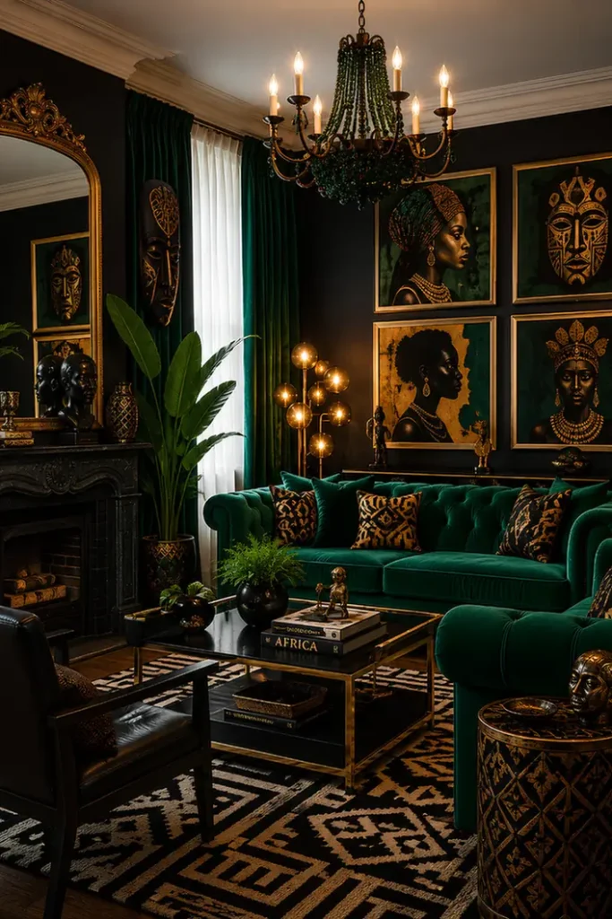 Black Walls Frame A Portrait Gallery