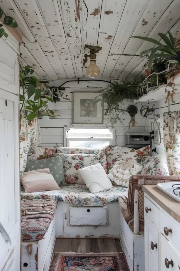 Botanical Nook With Layered Prints