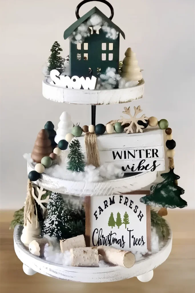 Build A Mini Snow Village