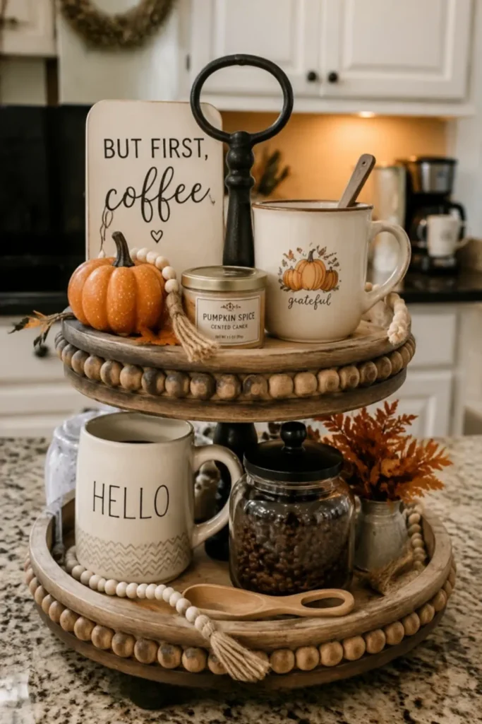 But First Coffee Corner Tray