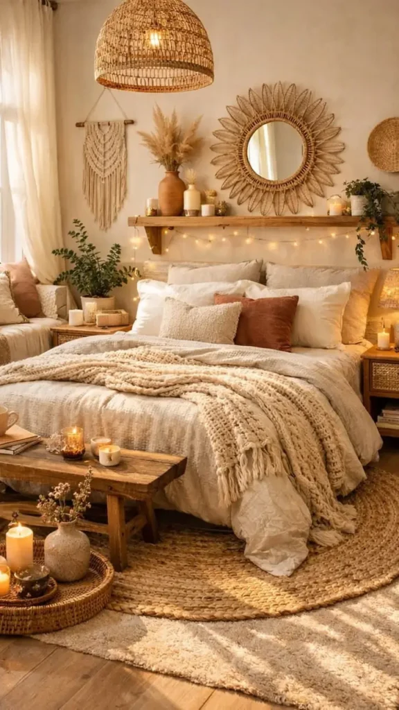 Candlelight Layered on Neutrals