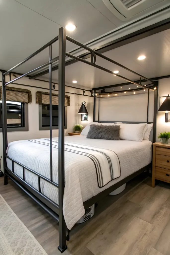 Canopy Frame King Bed