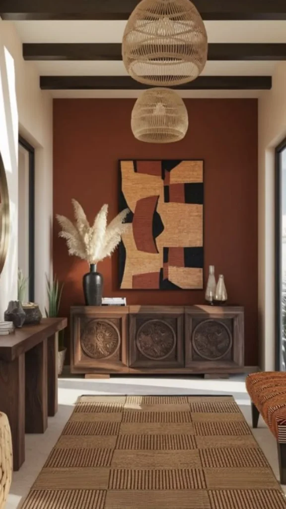 Carved Cabinet Doors Steal the Show