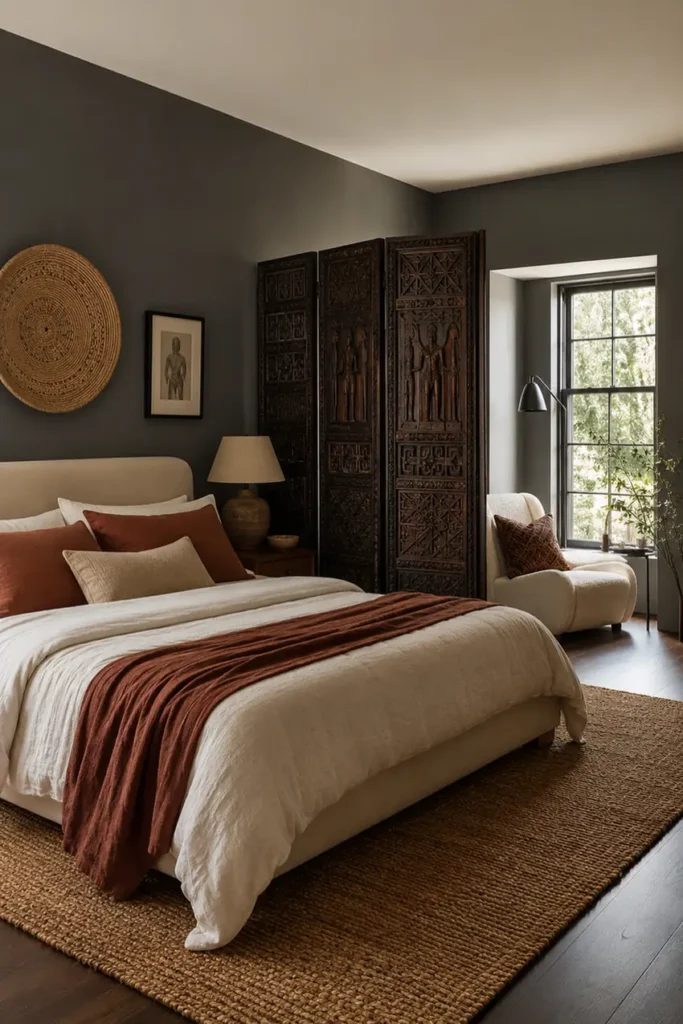 Carved Screen As Room Divider