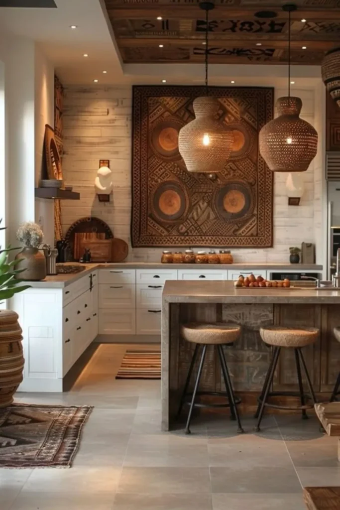 Carved Symbol Wall Panel