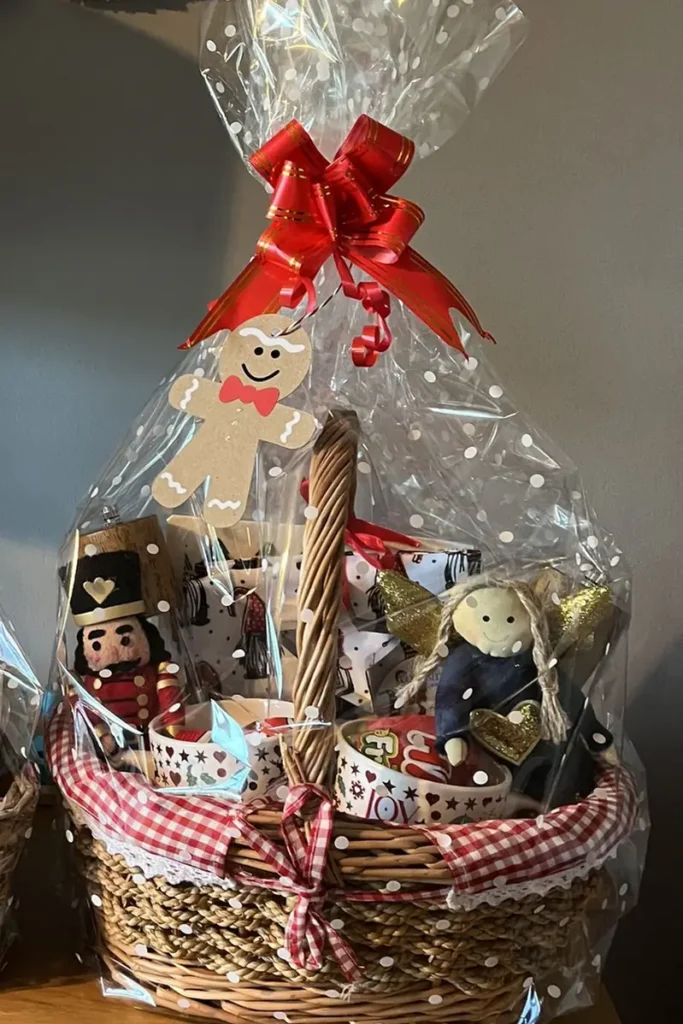 Cellophane Wrapped Duo Basket