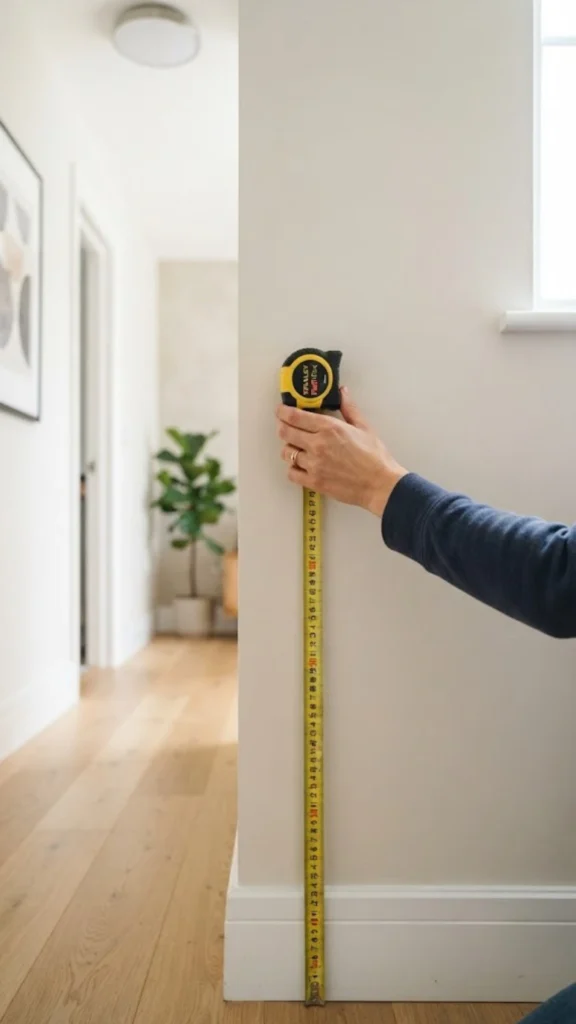 Choose Your Wall and Measure the Space
