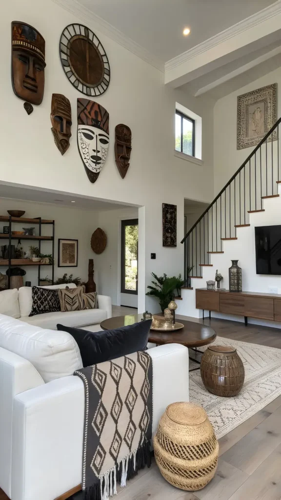 Cluster Masks On Tall Walls