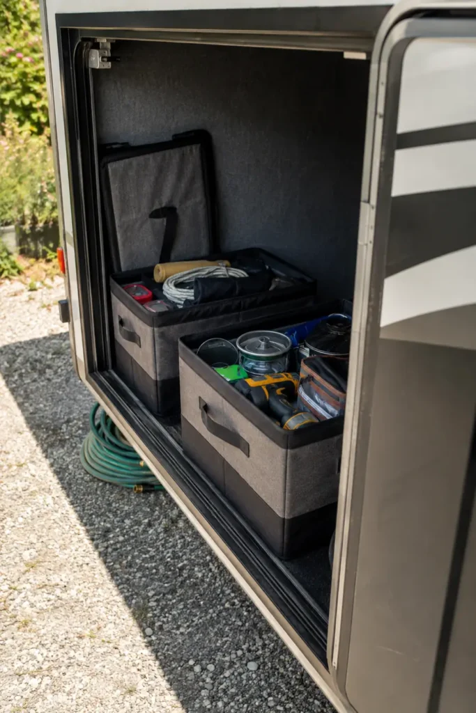 Collapsible Fabric Crates For Bays