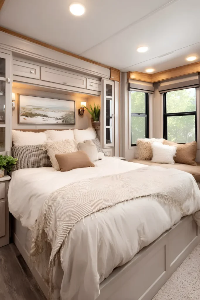 Corner Window Seat Bedroom