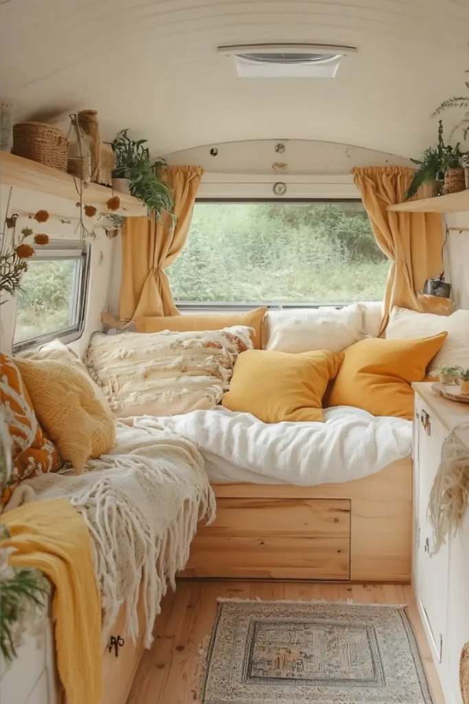 Curtain Color Echoes The Pillows