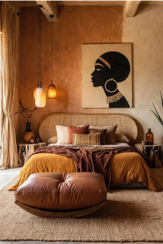 Single Mudcloth Accent Throw