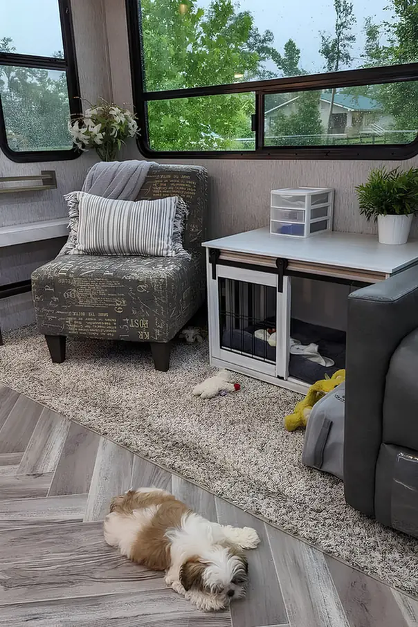 End Table Dog Crate