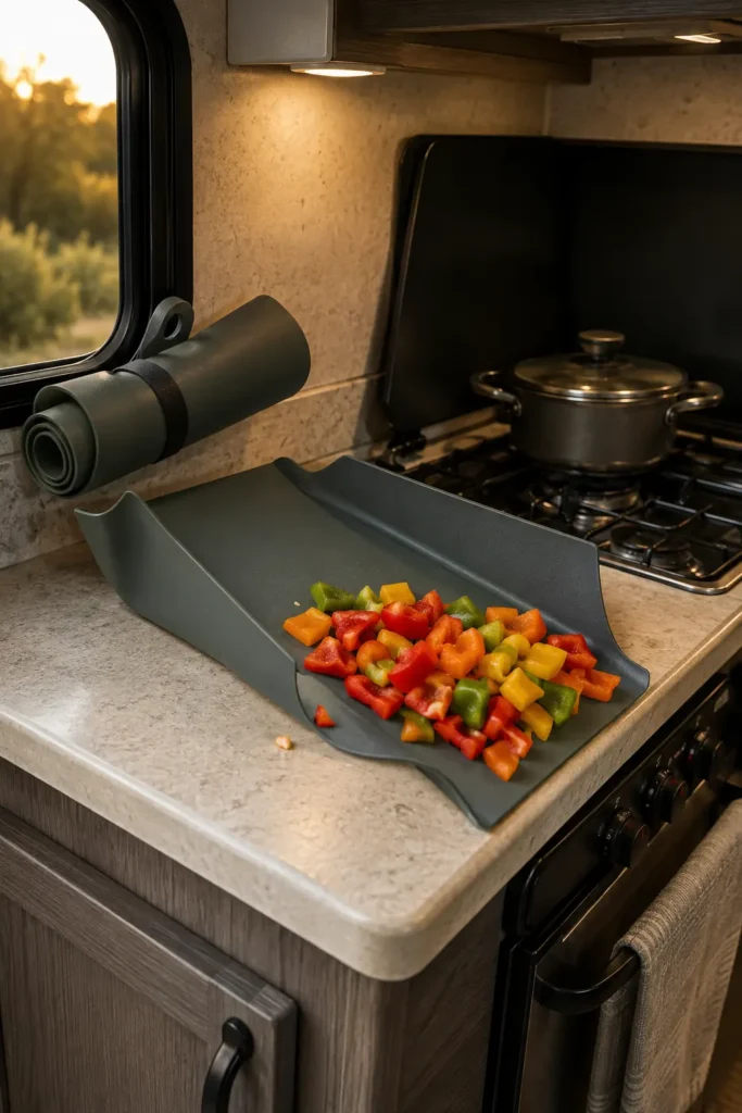 Flat-Pack Silicone Cutting Board