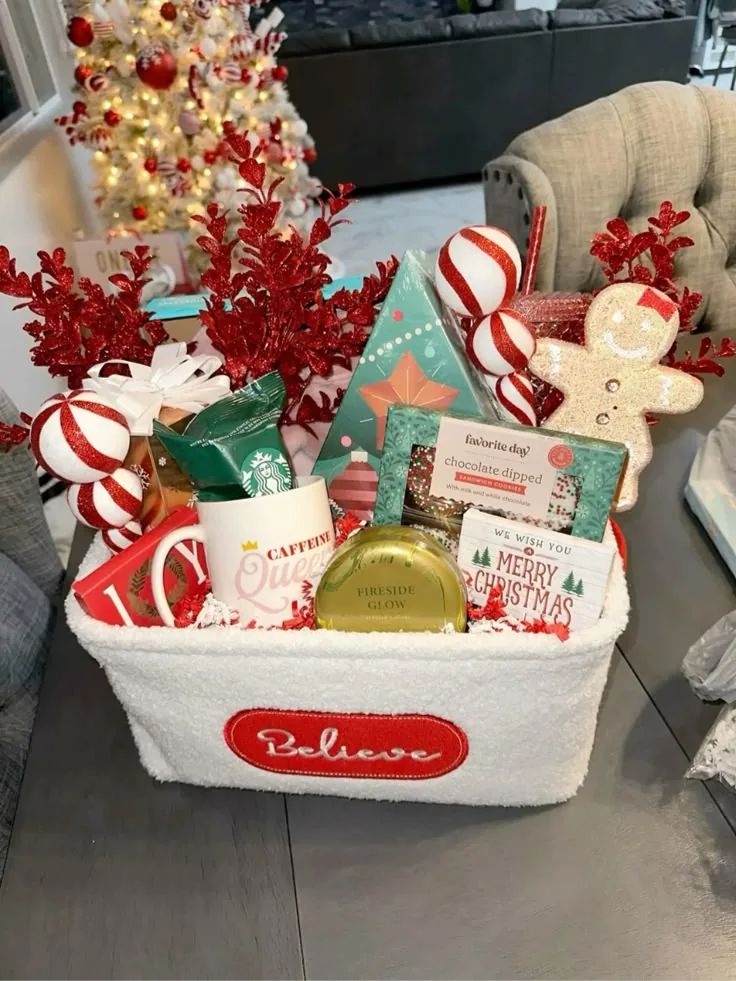Fleece-Wrapped Coffee Lover Basket