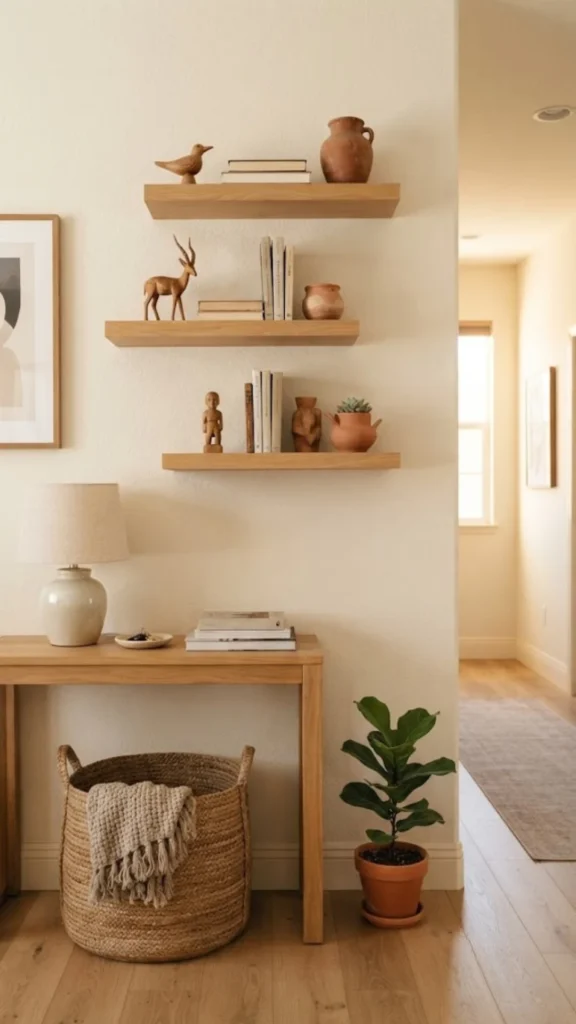 Floating Wall Shelf Display