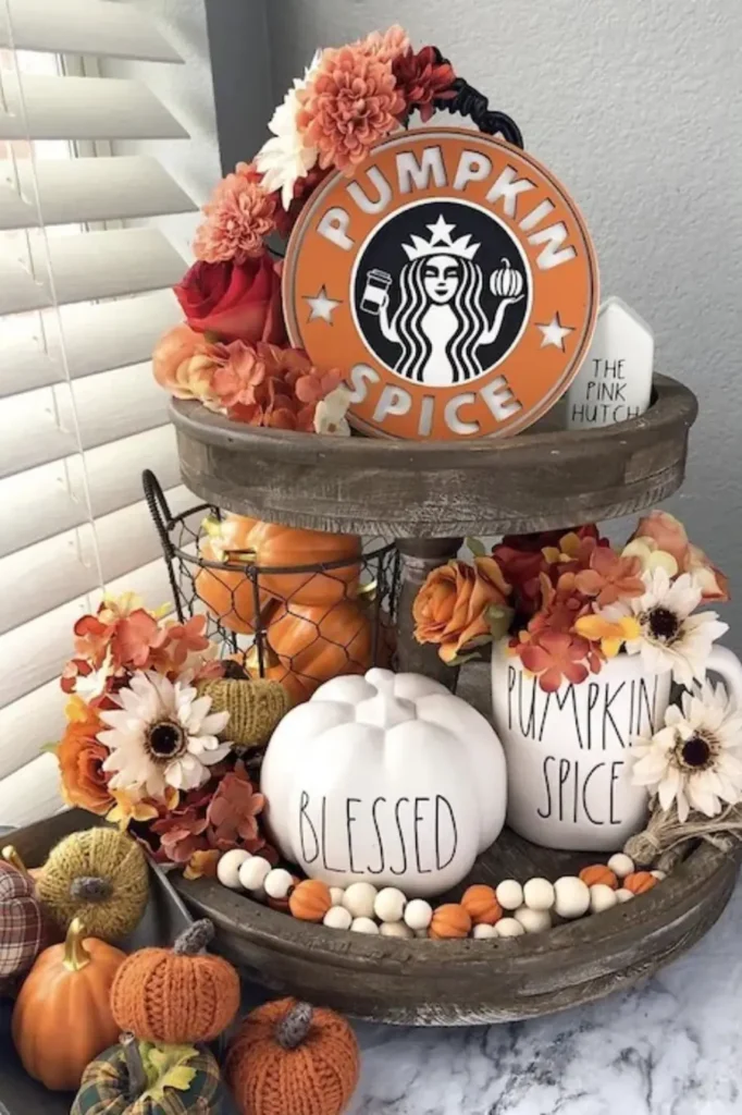 Floral Coffee Brand Parody Sign