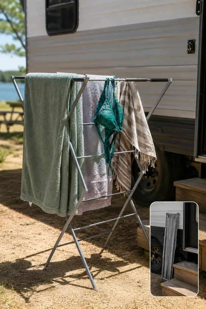 Fold-Flat Drying Rack