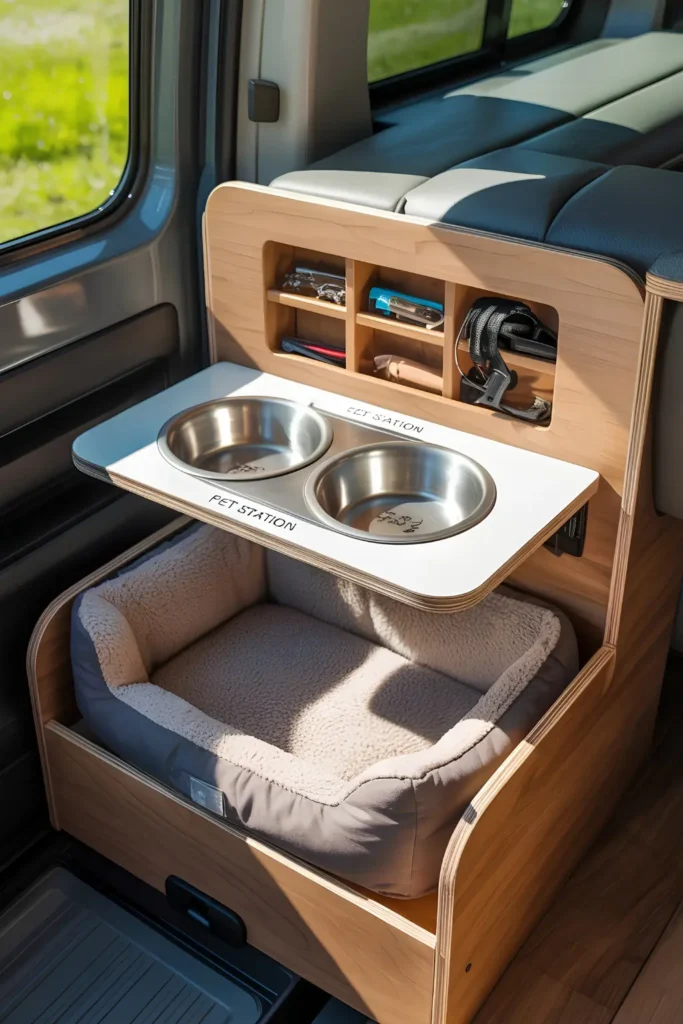 Fold-Out Pet Station Drawer