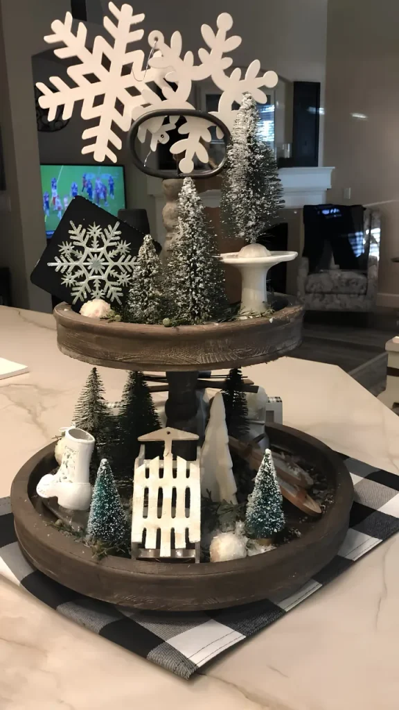 Giant Snowflakes Up Top