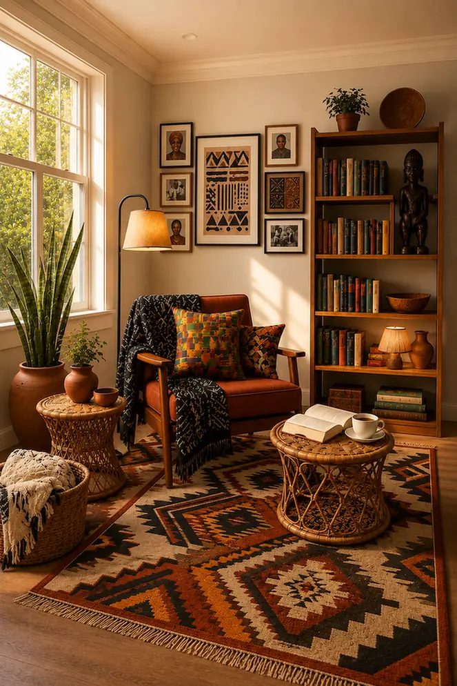 Ground the Nook with a Statement Rug