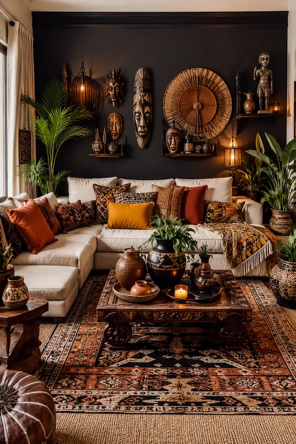 Ground the Room With a Dark Accent Wall