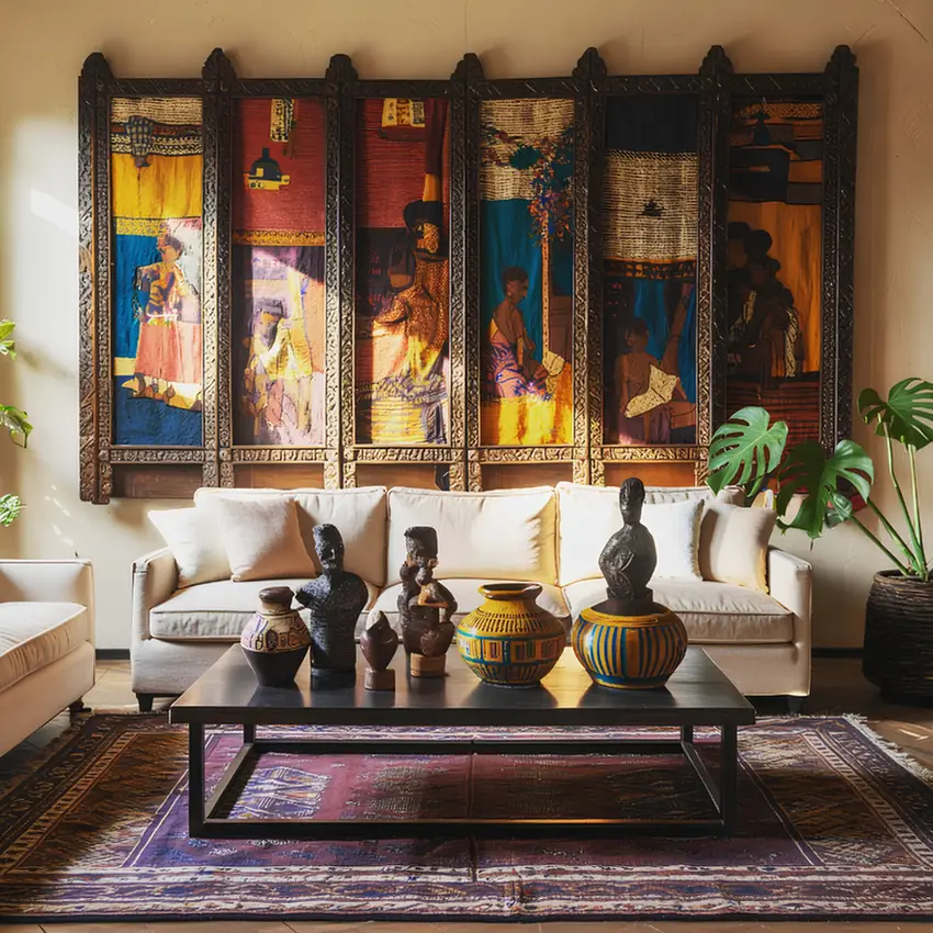 Hang A Carved Room Divider