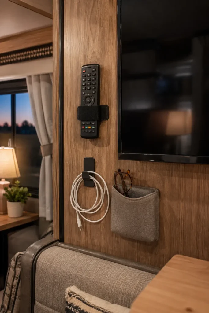 Hook-And-Loop Remote Caddy Zone