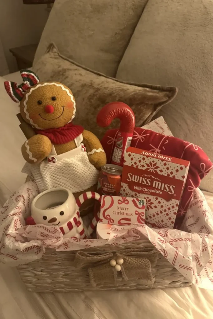 Keepsake Plush Cocoa Basket