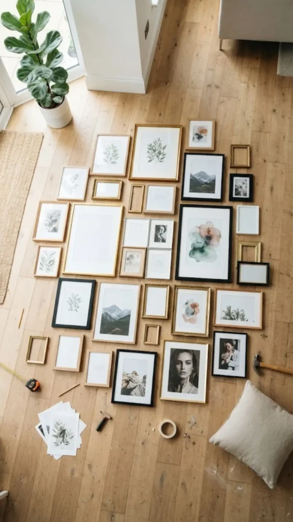 Lay Out the Design on the Floor First

