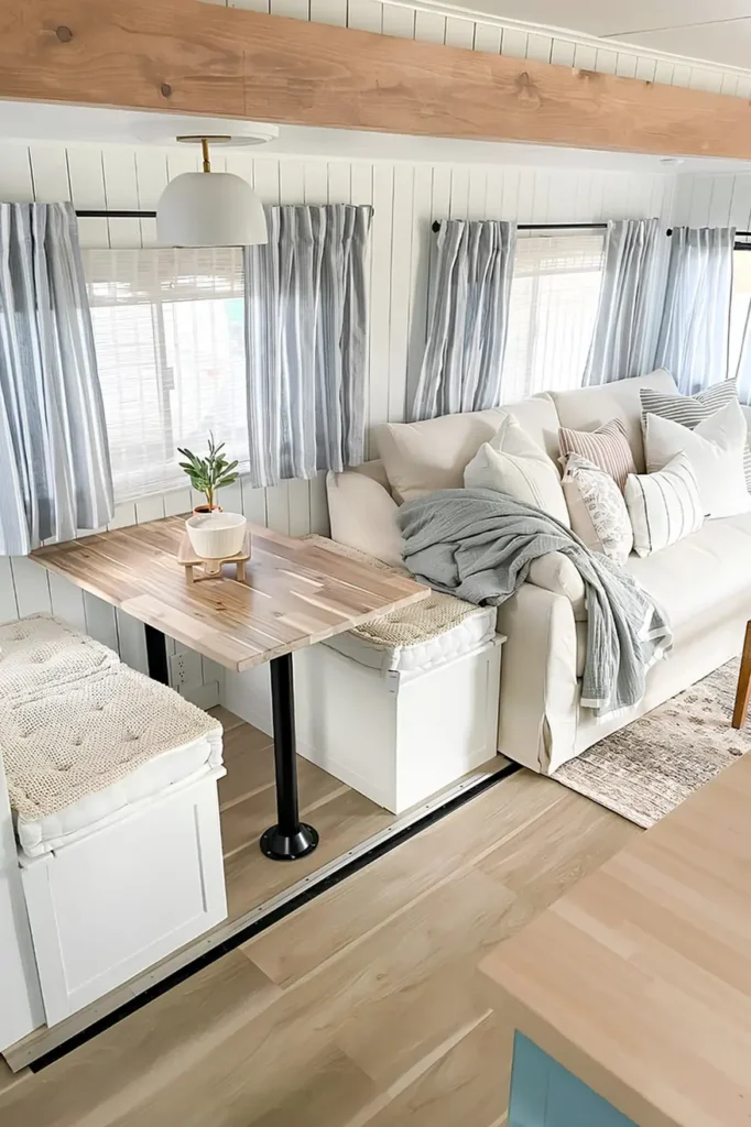 Layer Blinds Under Curtains