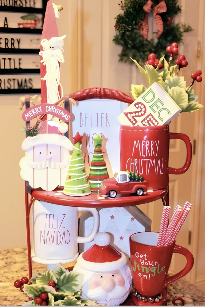 Layer In A Feliz Navidad Mug