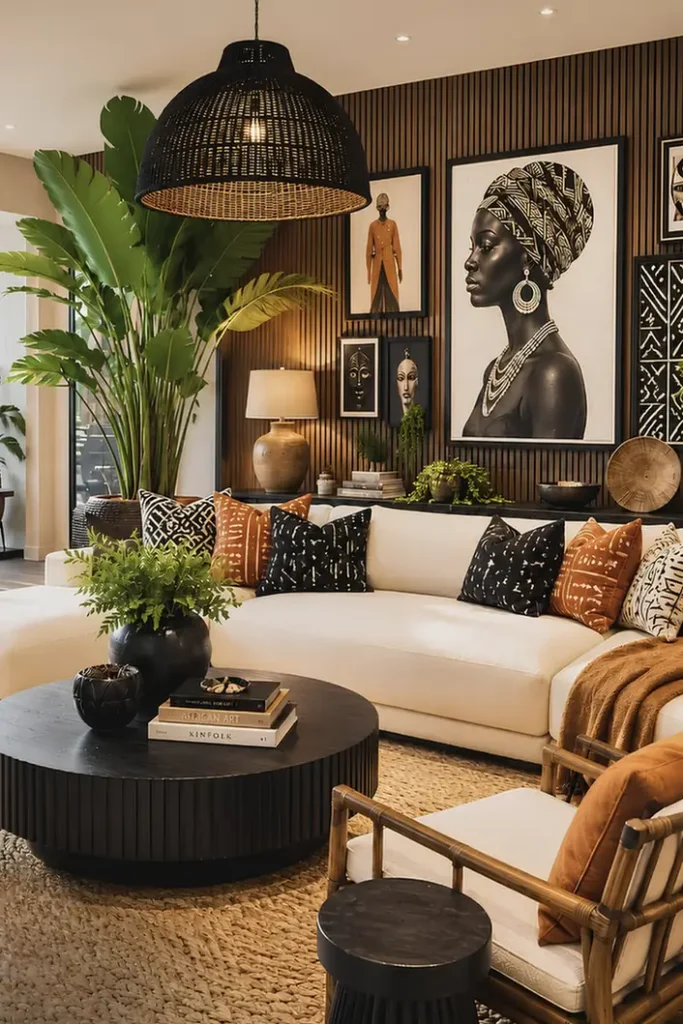 Layered Gallery Wall Sets the Tone