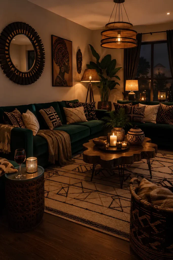 Layered Room For Evening Gatherings