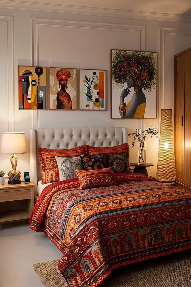 Let A Neutral Headboard Take A Break
