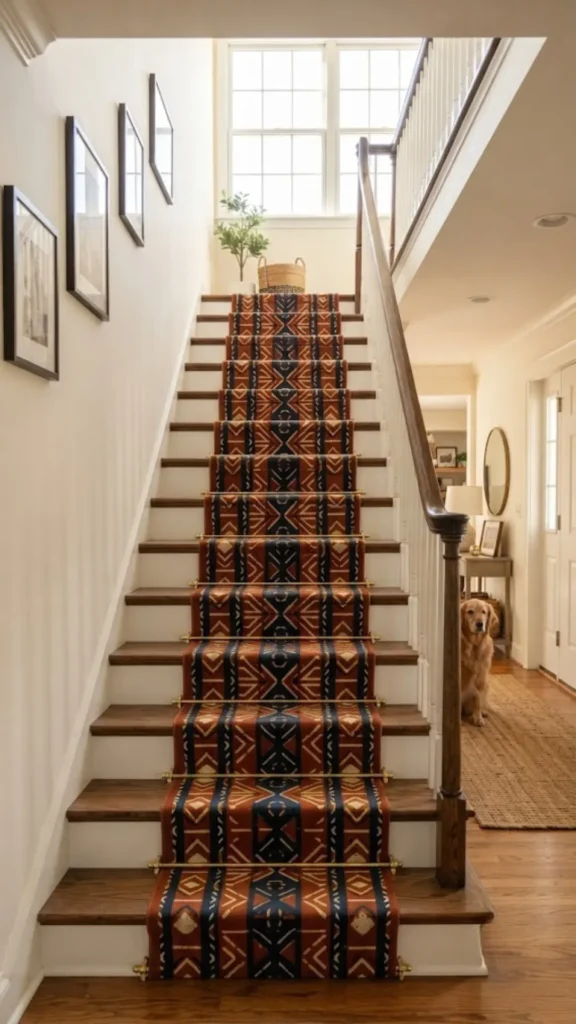 Line The Staircase In Wax Print