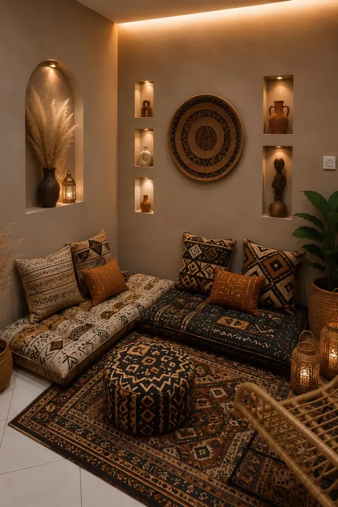 Match The Pouf To The Rug