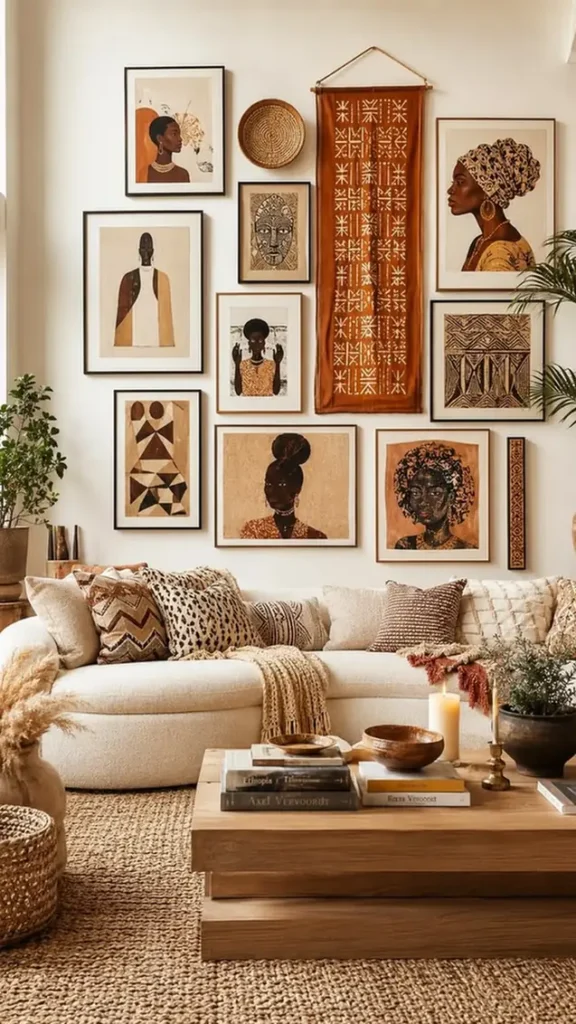 Mix Portraits With Textile Panels
