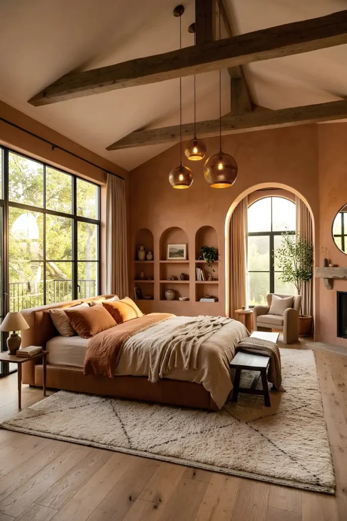 Modern Clay and Leather Suite