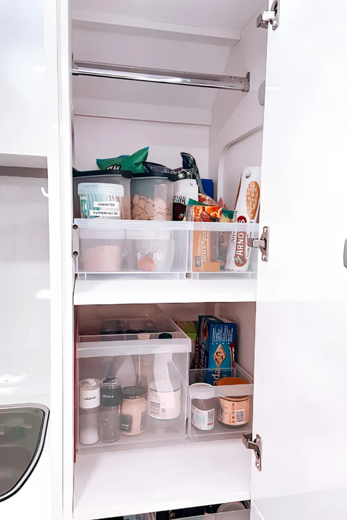 Modular Pull-Out Bin System