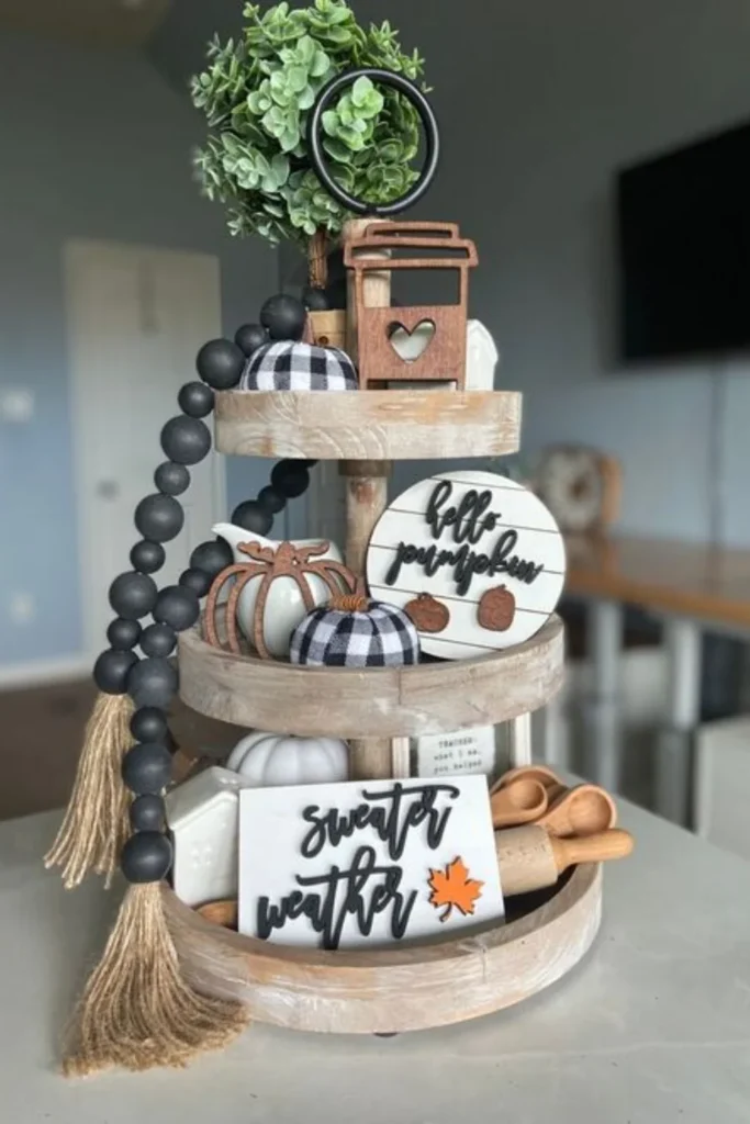 Moody Black And White Farmhouse Fall