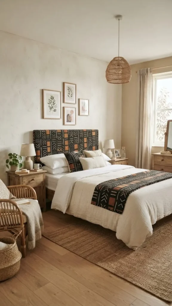 No-Sew Fabric Headboard