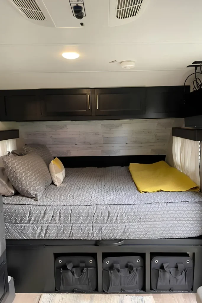 Open Cubbies With Fabric Storage Bins