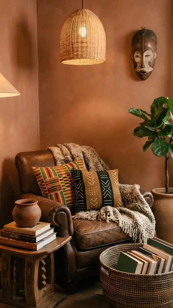Pair Kente With Mudcloth Prints