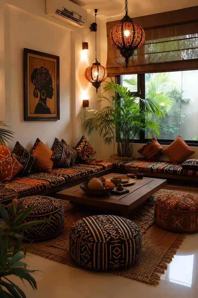 Poufs Ring The Coffee Table Fully