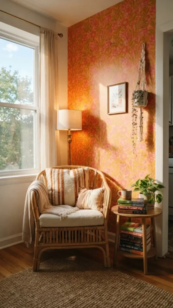 Removable Wallpaper Reading Nook