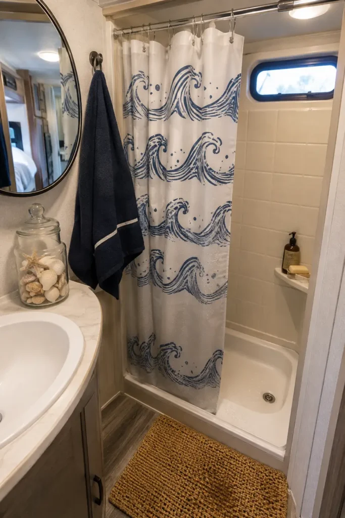 Rig A Portable Shower Curtain