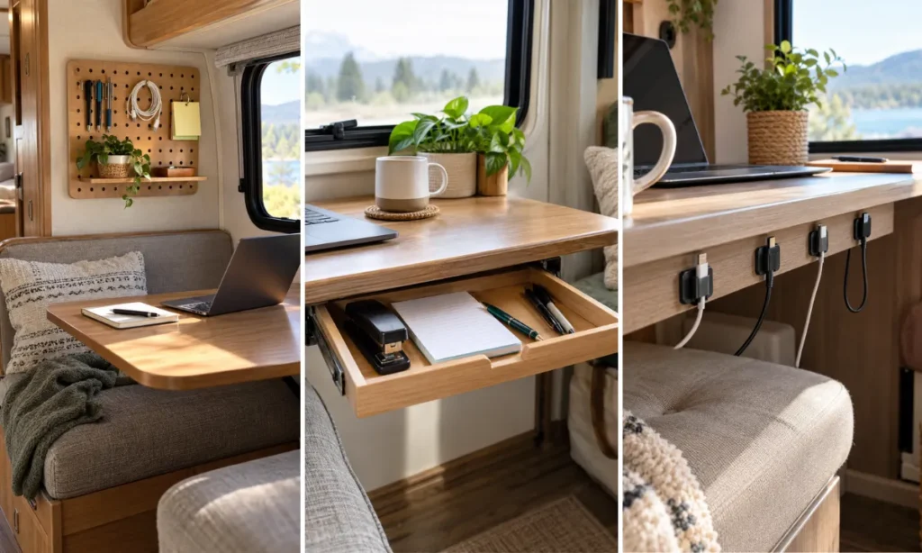 RV Office Supply Storage Ideas