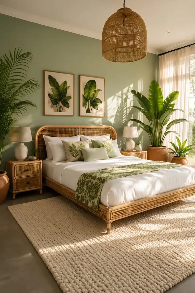 Sage Green African Botanical Oasis