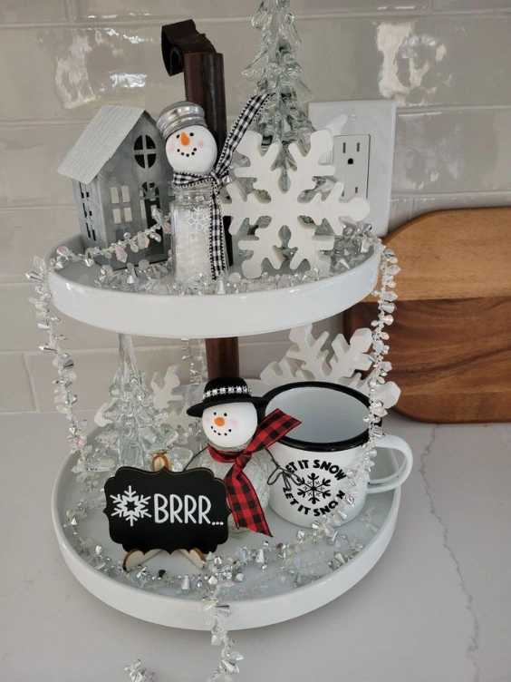 Salt Shaker Snowmen